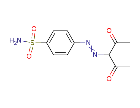Molecular Structure of 962-56-1 (Benzenesulfonamide, 4-[(1-acetyl-2-oxopropyl)azo]-)