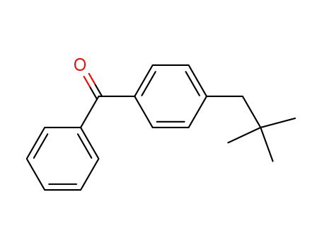 Molecular Structure of 64278-15-5 (Methanone, [4-(2,2-dimethylpropyl)phenyl]phenyl-)