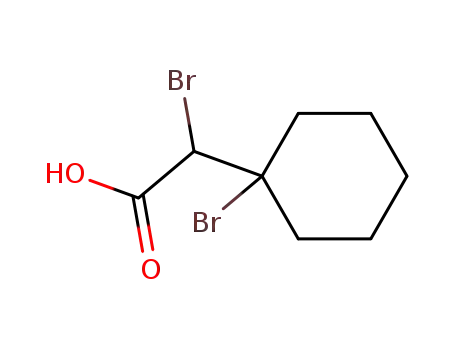 Molecular Structure of 1713-51-5 (bromo-(1-bromo-cyclohexyl)-acetic acid)
