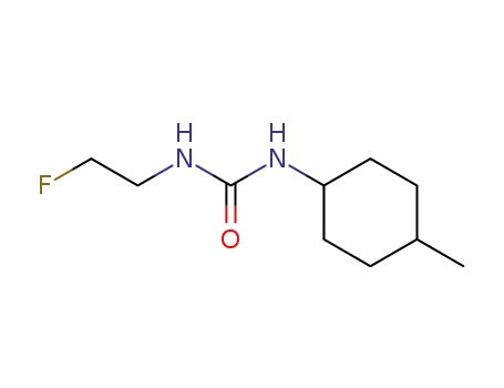 Molecular Structure of 33021-77-1 (1-(2-fluoroethyl)-3-(4-methylcyclohexyl)urea)