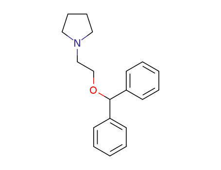 Pyrrolidine, 1-(2-(diphenylmethoxy)ethyl)-