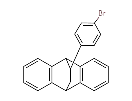 Molecular Structure of 22827-63-0 (9,10-Dihydro-9,10-<1-(p-bromphenyl)-aethano>-anthracen)
