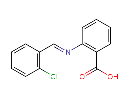 Molecular Structure of 42027-37-2 (2-{[(E)-(2-chlorophenyl)methylidene]amino}benzoic acid)