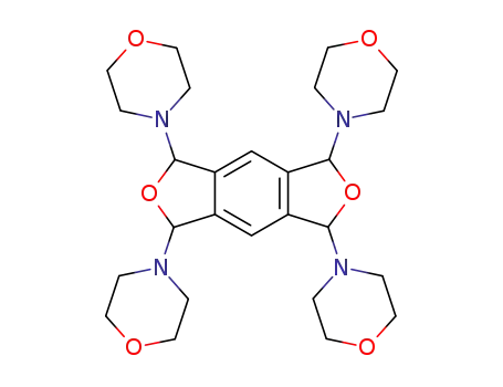 1,3,5,7-Tetramorpholino-5,7-dihydro-1H,3H-benzo<1,2-c:4,5-c'>difuran