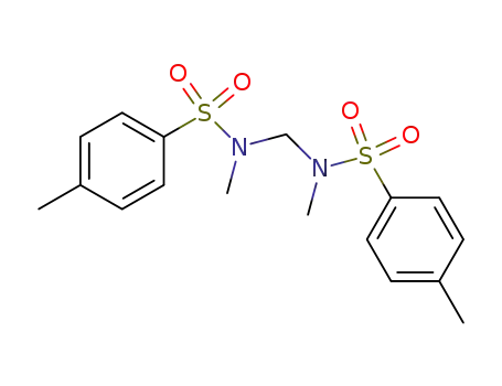 Molecular Structure of 1099-76-9 (Benzenesulfonamide, N,N'-methylenebis[N,4-dimethyl-)