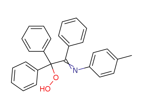 1,1,2-triphenyl-2-<i>p</i>-tolylimino-ethyl hydroperoxide