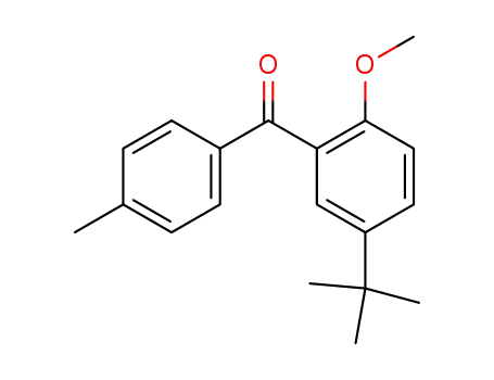 5-<i>tert</i>-butyl-2-methoxy-4'-methyl-benzophenone