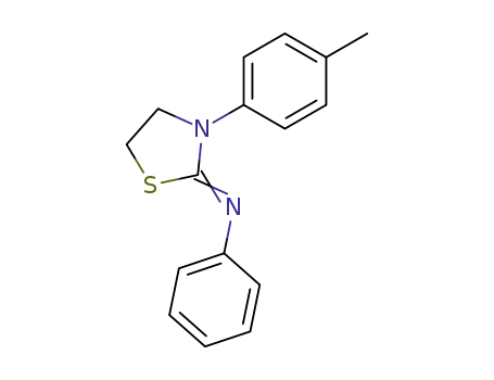 phenyl-(3-<i>p</i>-tolyl-thiazolidin-2-ylidene)-amine