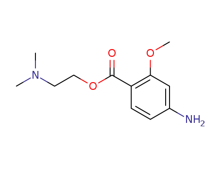 4-amino-2-methoxy-benzoic acid-(2-dimethylamino-ethyl ester)