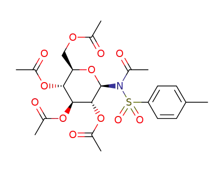 N-(2,3,4,6-tetra-O-acetyl-β-D-glucopyranosyl)-N-tosylacetamide