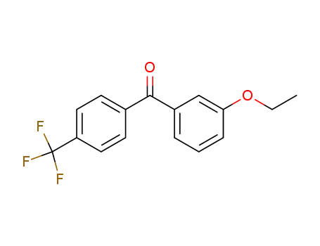 Molecular Structure of 21084-28-6 (4-Trifluormethyl-3'-ethoxy-benzophenon)