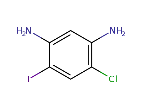 4-chloro-6-iodo-<i>m</i>-phenylenediamine
