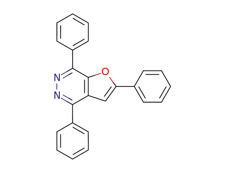 Molecular Structure of 52782-67-9 (2,4,7-triphenyl-furo[2,3-<i>d</i>]pyridazine)
