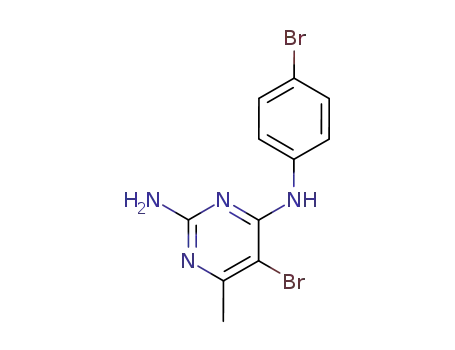 5-bromo-N4-(4-bromo-phenyl)-6-methyl-pyrimidine-2,4-diamine
