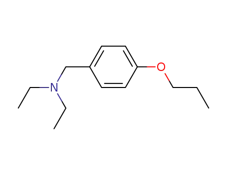 Molecular Structure of 100966-20-9 (diethyl-(4-propoxy-benzyl)-amine)