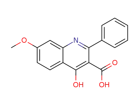4-hydroxy-7-methoxy-2-phenyl-quinoline-3-carboxylic acid