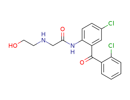 5-Chloro-2-(β-hydroxyethylaminoacetylamino)-2'-chlorobenzophenone