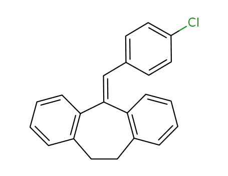 5-(4-chloro-benzylidene)-10,11-dihydro-5<i>H</i>-dibenzo[<i>a,d</i>]cycloheptene