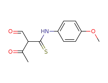2-formyl-<i>N</i>-(4-methoxy-phenyl)-3-oxo-thiobutyramide