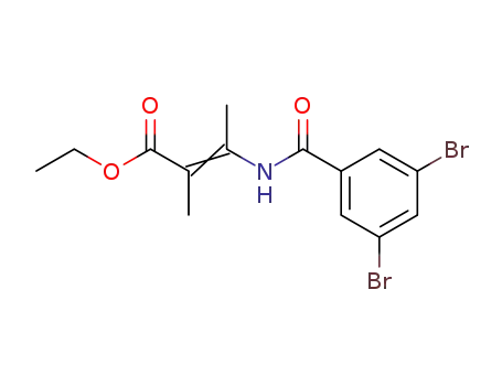 (E)-3-(3,5-Dibromo-benzoylamino)-2-methyl-but-2-enoic acid ethyl ester