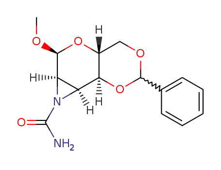 methyl <i>O</i><sup>4</sup>,<i>O</i><sup>6</sup>-(<i>R</i>)-benzylidene-2,3-carbamoylazanediyl-α-<i>D</i>-2,3-dideoxy-allopyranoside