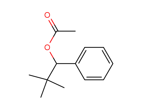 Molecular Structure of 54553-63-8 (Benzenemethanol, a-(1,1-dimethylethyl)-, acetate)