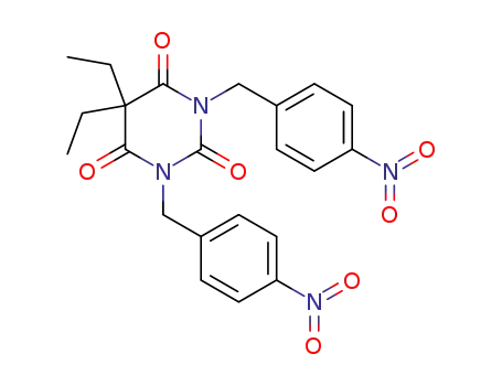 5,5-diethyl-1,3-bis-(4-nitro-benzyl)-pyrimidine-2,4,6-trione