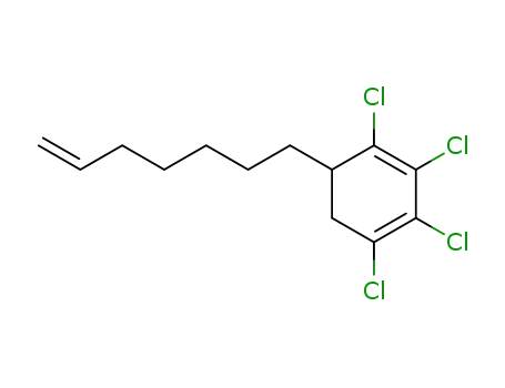 1,3-Cyclohexadiene, 1,2,3,4-tetrachloro-5-(6-heptenyl)-