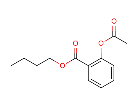 Molecular Structure of 52602-16-1 (Benzoic acid, 2-(acetyloxy)-, butyl ester)