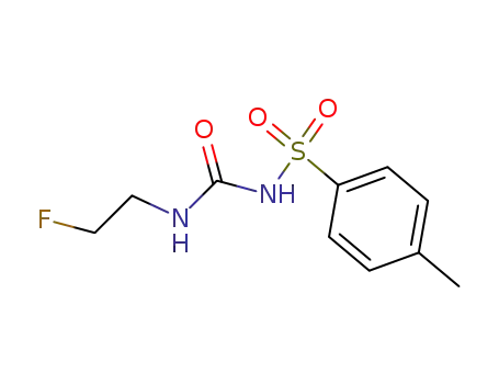 Molecular Structure of 33021-91-9 (N-[(2-fluoroethyl)carbamoyl]-4-methylbenzenesulfonamide)