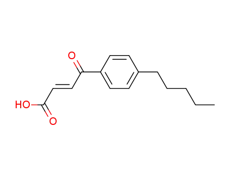 4-oxo-4-(4-pentyl-phenyl)-<i>trans</i>-crotonic acid