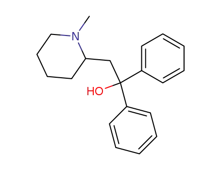 2-(1-methyl-[2]piperidyl)-1,1-diphenyl-ethanol