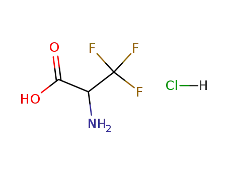 Molecular Structure of 96105-72-5 (3,3,3-TRIFLUOROALANINE HYDROCHLORIDE)