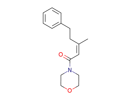 4-(3-methyl-5-phenyl-pent-2-enoyl)-morpholine