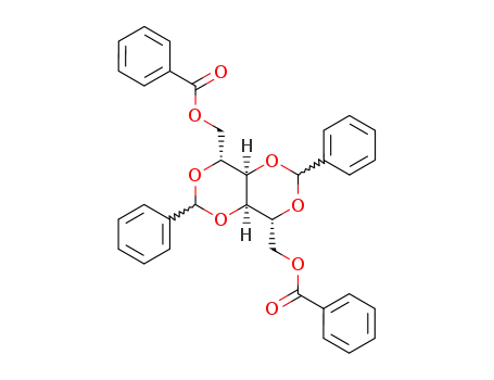 (2,6-diphenyltetrahydro[1,3]dioxino[5,4-d][1,3]dioxine-4,8-diyl)dimethanediyl dibenzoate (non-preferred name)