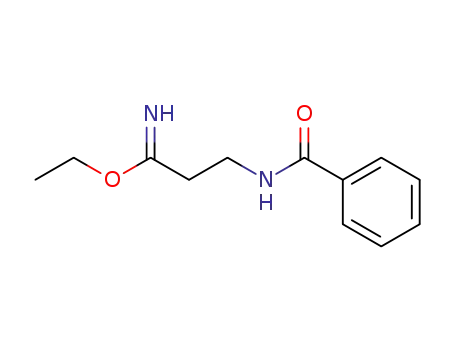 3-Benzoylamino-propionimidsaeureethylester