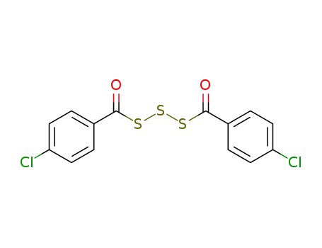 Molecular Structure of 59318-28-4 (Bis-p-chlorobenzoyltrisulfid)