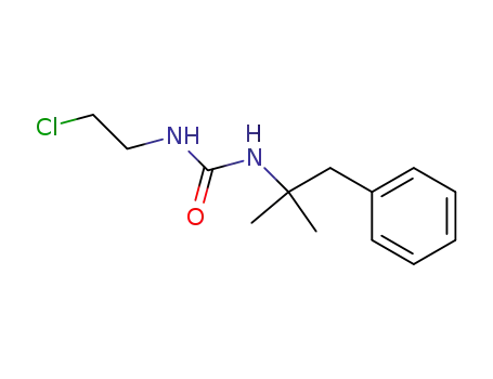 Molecular Structure of 33082-80-3 (1-(2-chloroethyl)-3-(2-methyl-1-phenylpropan-2-yl)urea)