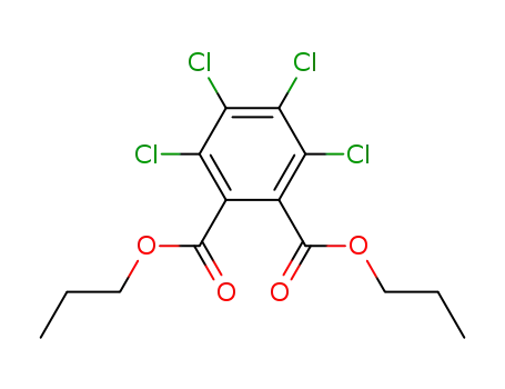 Molecular Structure of 6928-67-2 (TETRACHLOROPHTHALIC ACID DI-N-PROPYL ESTER)