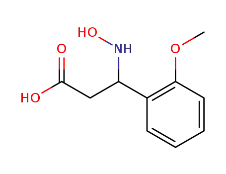 3-Hydroxyamino-3-(2-methoxy-phenyl)-propionic acid