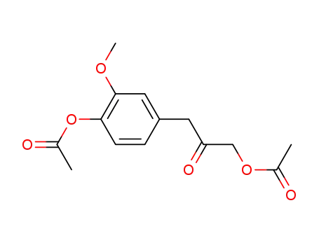 1-acetoxy-3-(4-acetoxy-3-methoxy-phenyl)-acetone