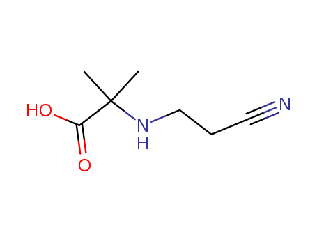 2-(2-CYANOETHYLAMINO)-2-METHYLPROPANOIC ACID