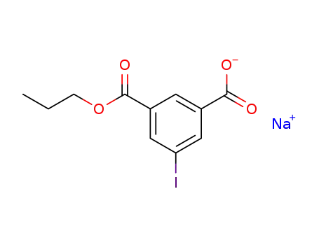 5-Jod-isophthalsaeure-mono-propylester-mononatriumsalz