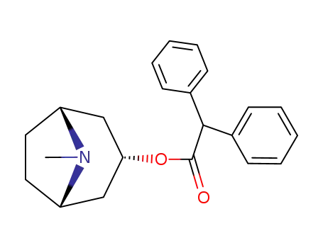 Molecular Structure of 6878-98-4 (Diphenyltropine)