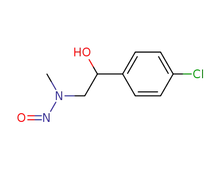 4-Chlor-1-(1-hydroxy-2-methylnitrosamino-ethyl)-benzol