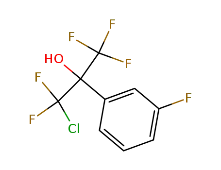 α-(Chlordifluormethyl)-α-(trifluormethyl)-m-fluor-benzylalkohol
