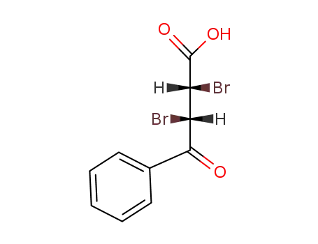 Molecular Structure of 22221-93-8 ((+/-)-<i>threo</i>-2.3-dibromo-4-oxo-4-phenyl-butyric acid)