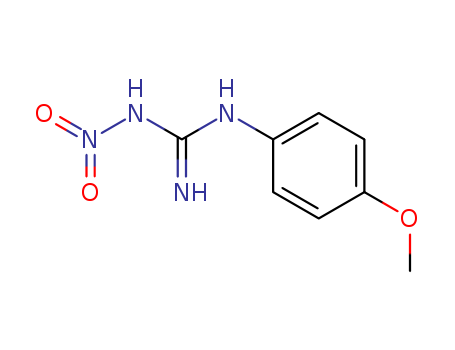 Guanidine,N-(4-methoxyphenyl)-N'-nitro- cas  6318-13-4