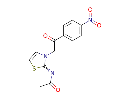 Acetamide, N-[3-[2-(4-nitrophenyl)-2-oxoethyl]-2(3H)-thiazolylidene]-