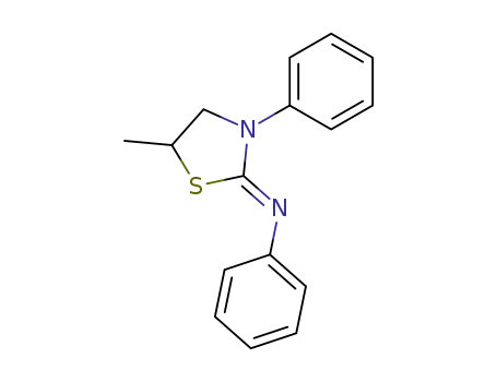 Molecular Structure of 123265-55-4 (5-methyl-3-phenyl-2-phenylimino-1,3-thiazolidine)